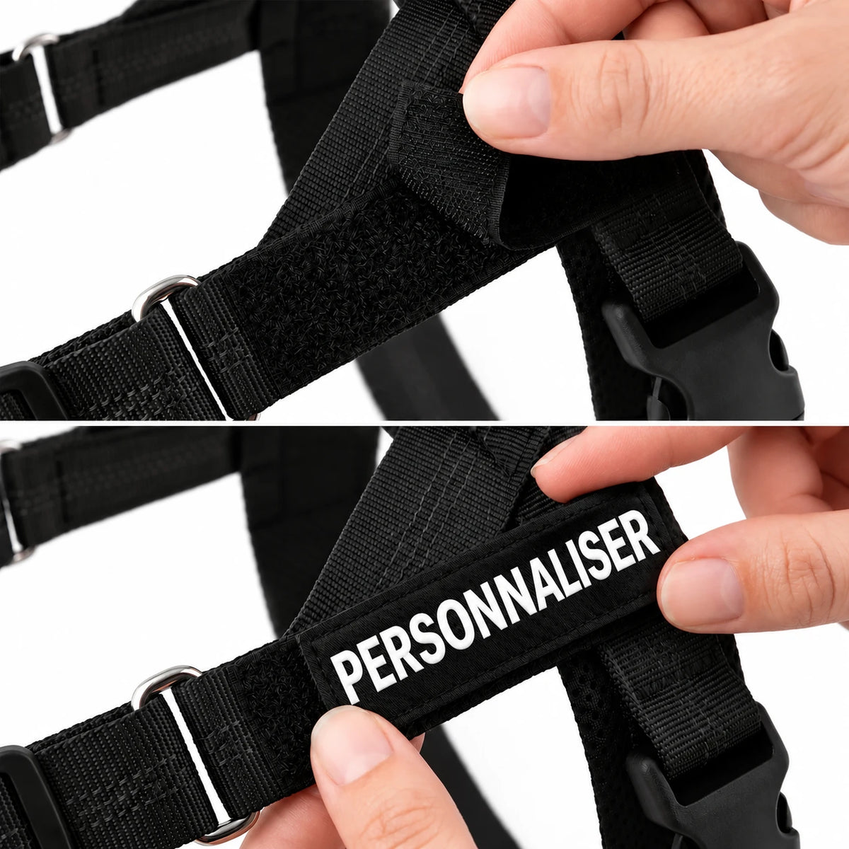 Médaillon personnalisable à scratch du harnais MyDogGrip